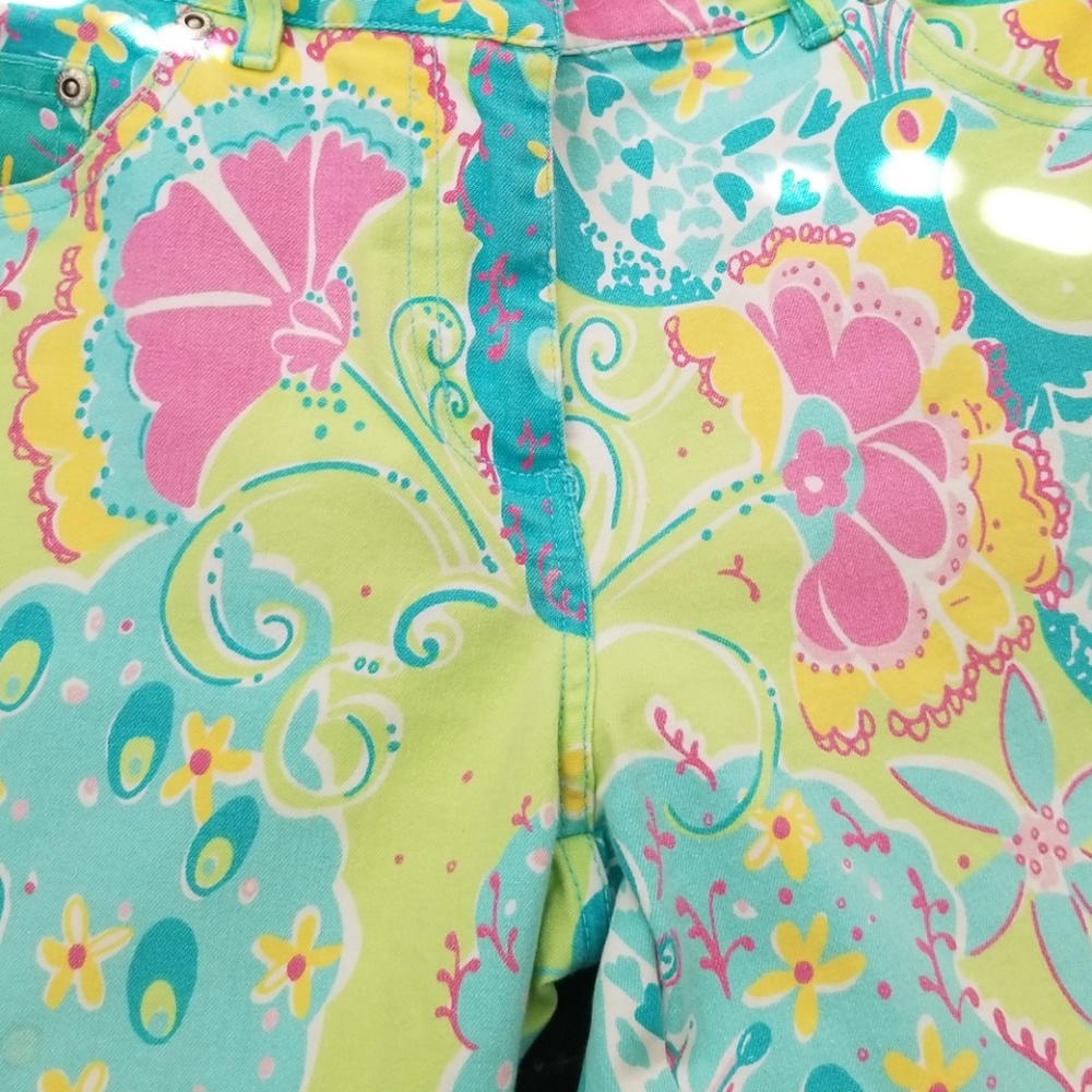 Lilly Pulitzer  cotton crop capris
